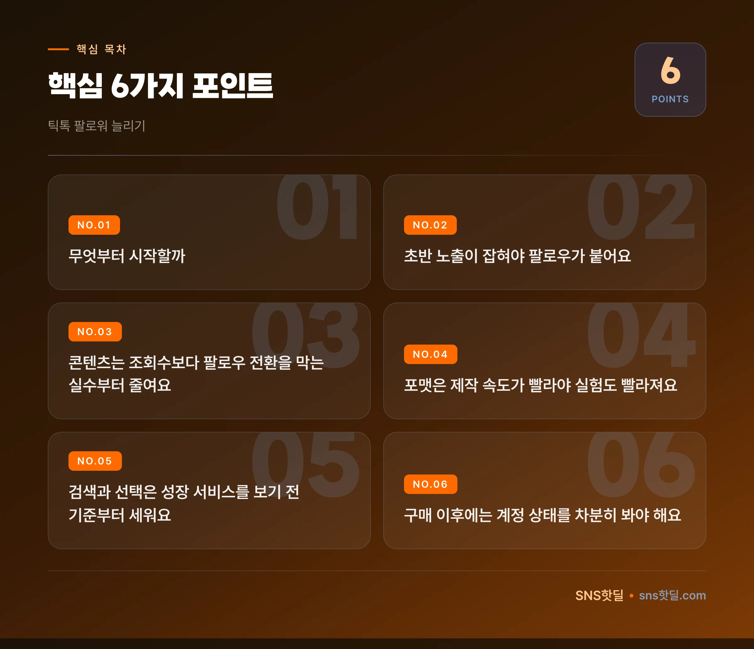 틱톡 팔로워 늘리기 순서 지도: 초보자가 먼저 볼 글 모음 핵심 포인트 인포그래픽