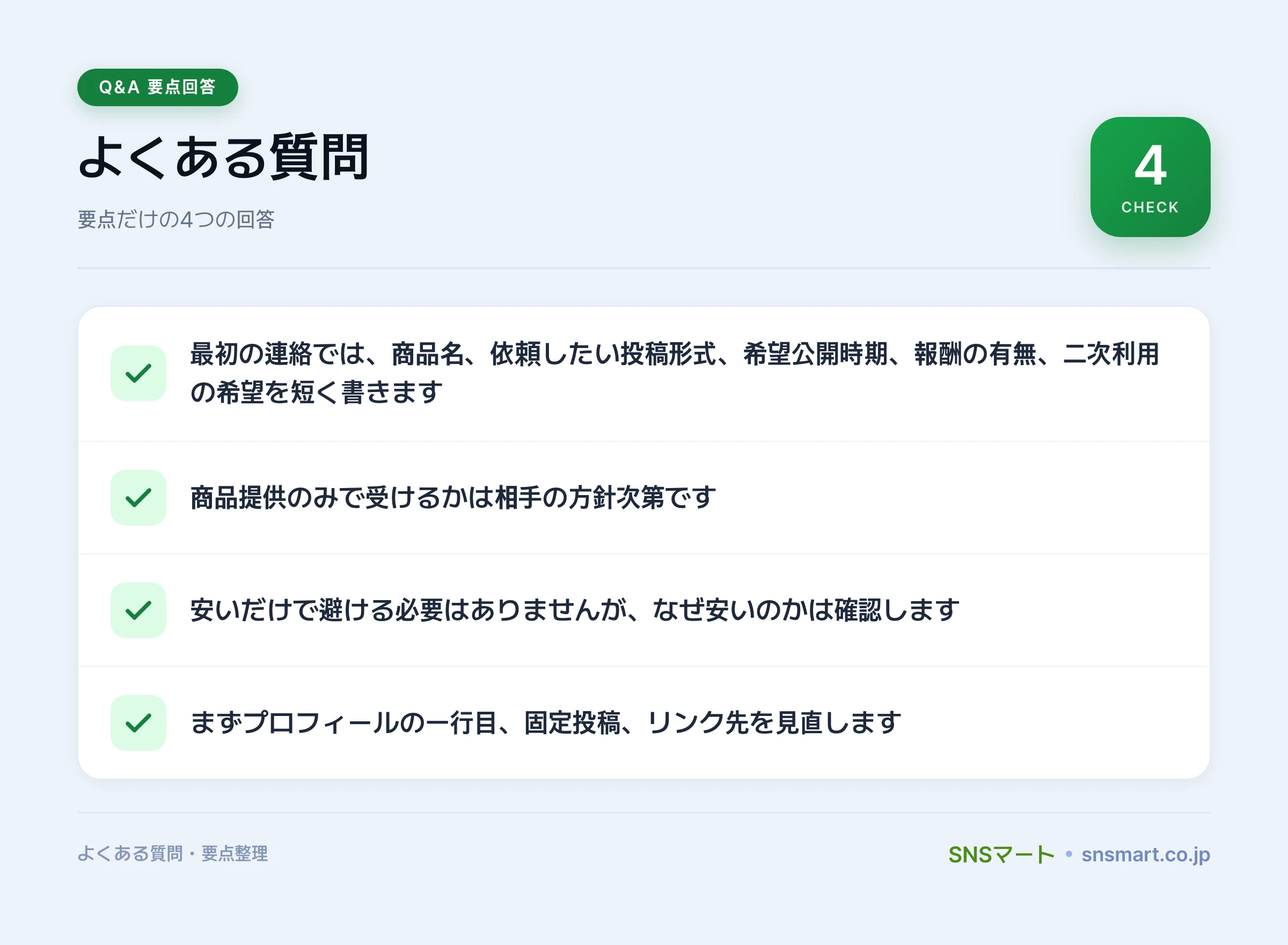 一人マーケターがインスタのインフルエンサー相場を理解する見積もり術 ポイントイラスト