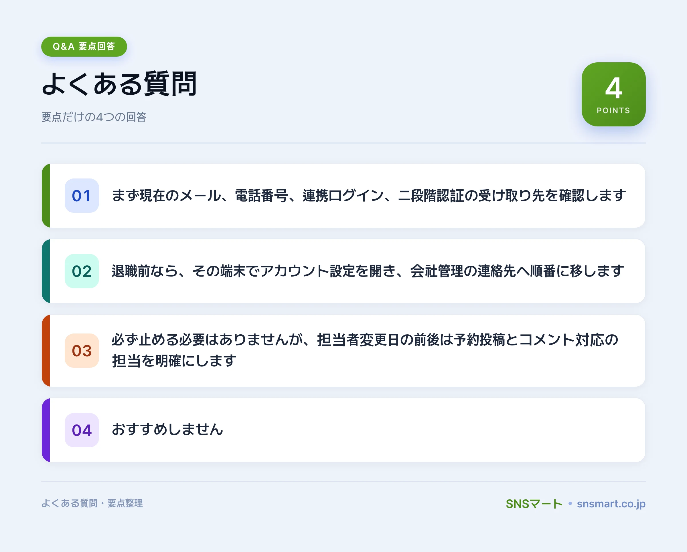 TikTokアカウントの権限管理と引き継ぎで起きるミス7つ データイラスト