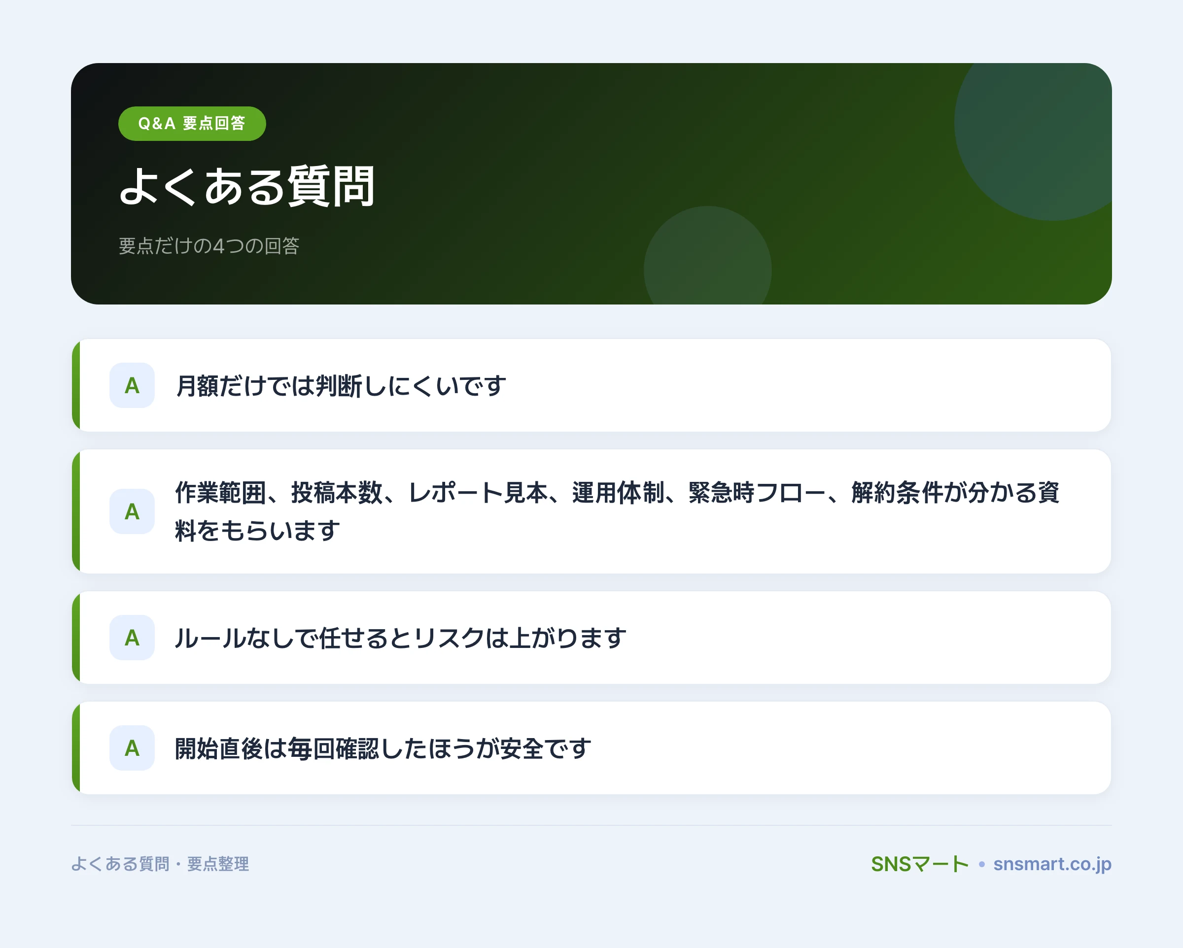 X運用代行を選ぶ基準を固める7ステップ イラスト
