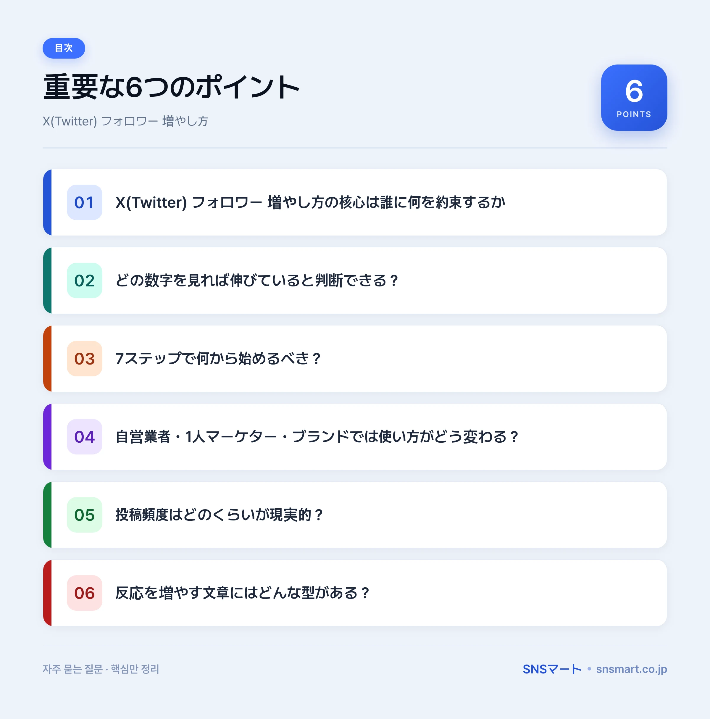 X(Twitter) フォロワー 増やし方を7ステップで実践 イラスト