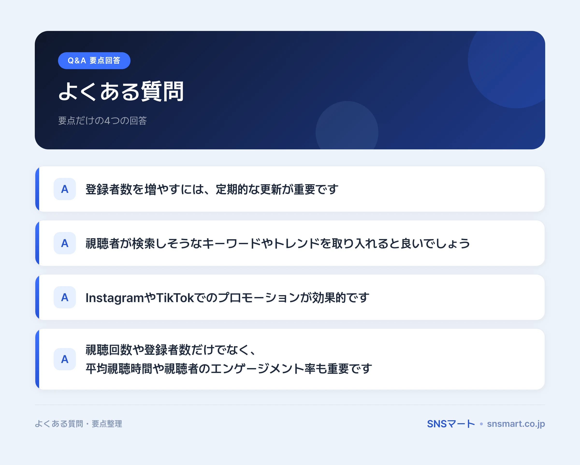 YouTube登録者を増やす方法【2026年最新版】 まとめイラスト