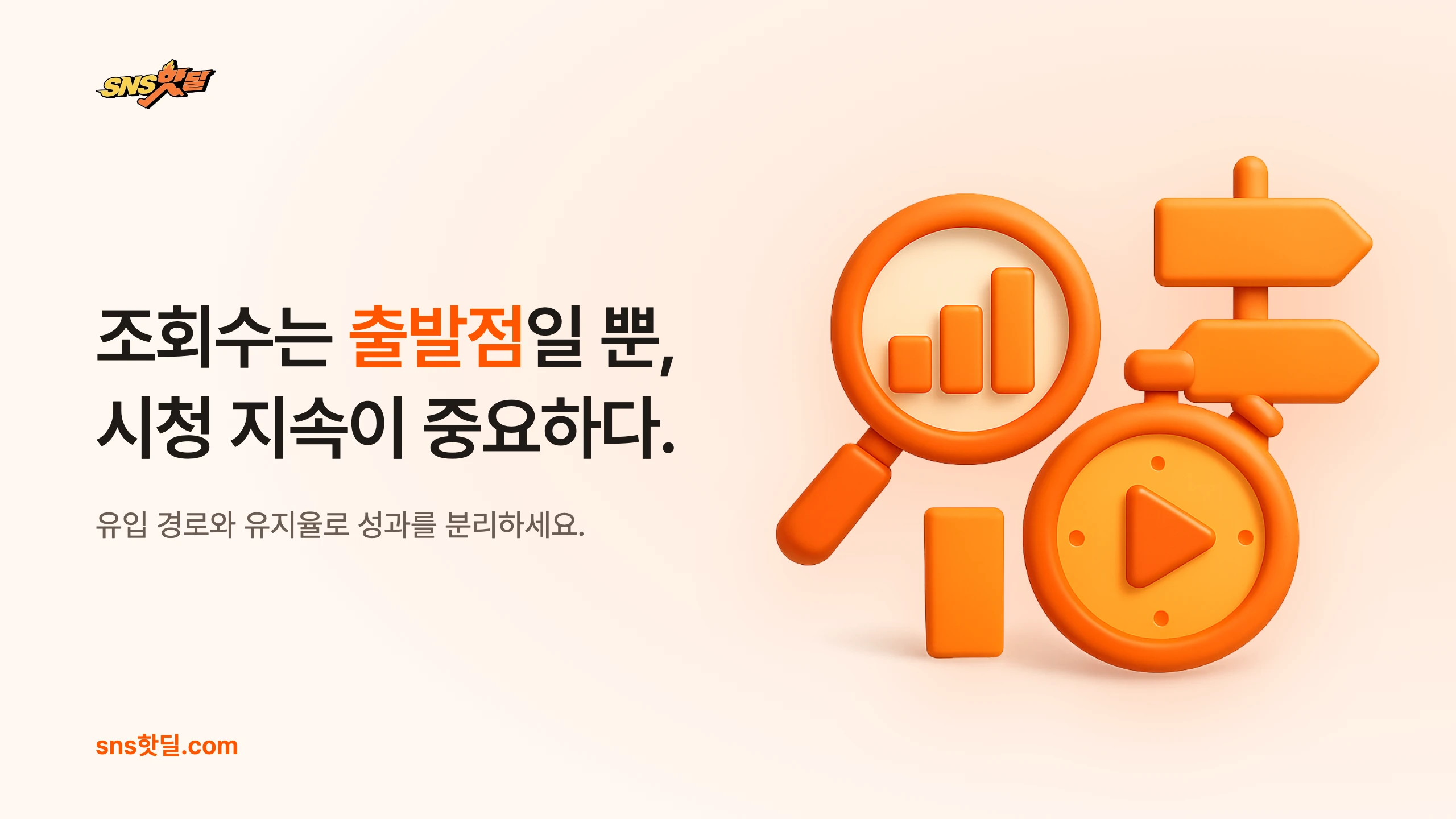유튜브 애널리틱스로 대행 성과 검증, 조회수와 유지율 무엇부터 볼까