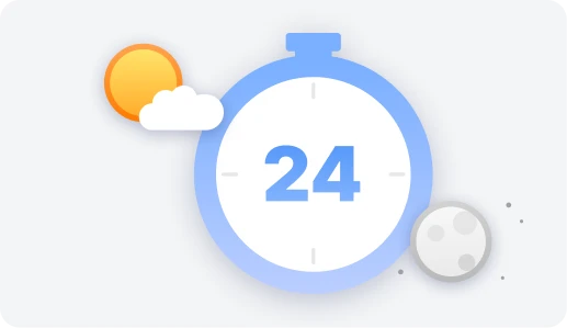 24시간 AS 아이콘